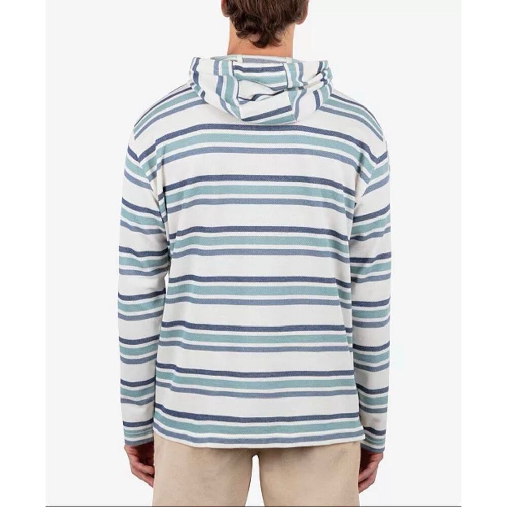 Hurley NWT Artillery Striped OG Hooded Poncho Sweatshirt - Picture 5 of 6